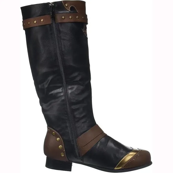 Steampunk Middeleeuwse Vintage Hoge Laarzen Heren Romeinse Ridderlaarzen Paardrijden Cosplay Halloween Festival Party Piratenschoenen