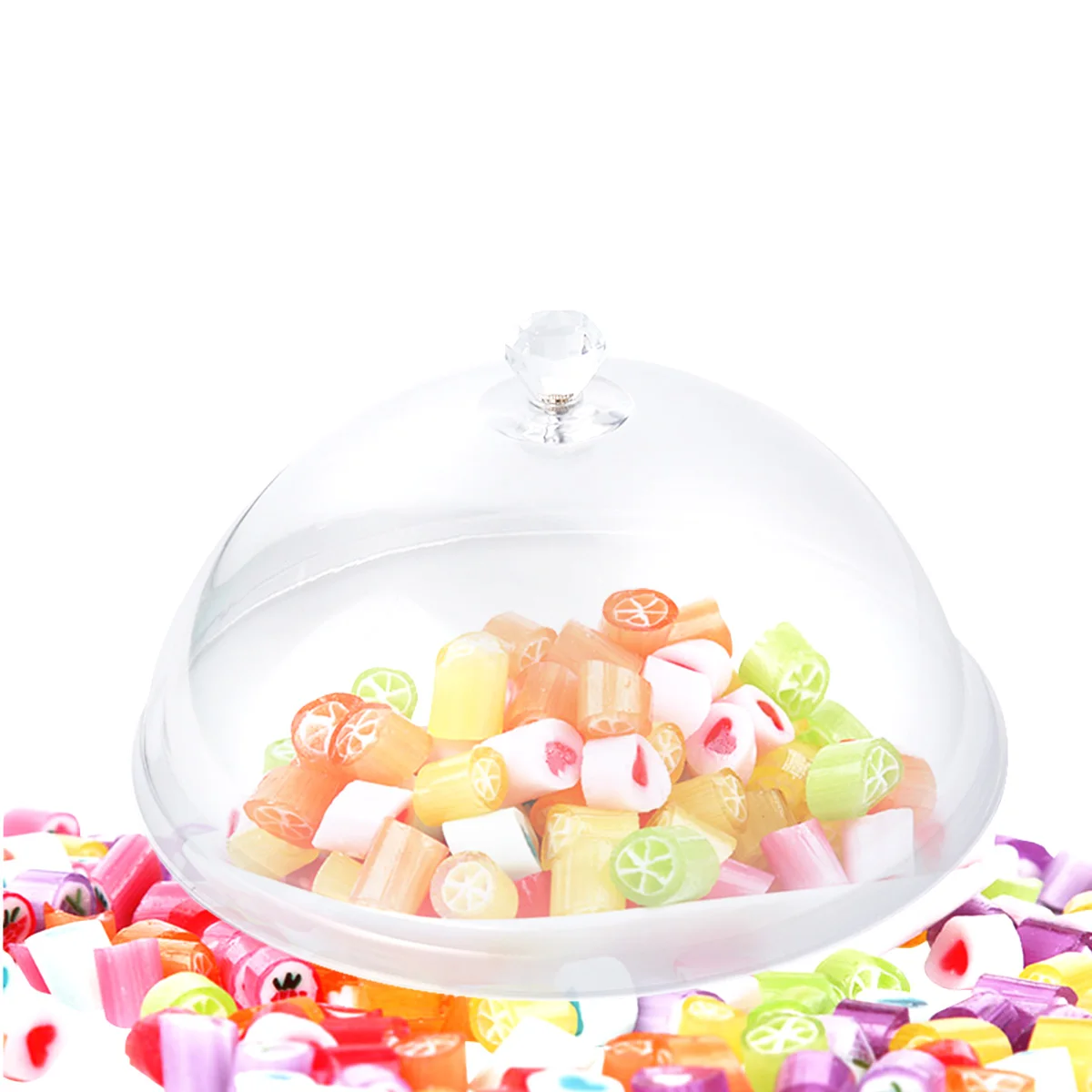 

Food Cover -Fly Dust-Proof Circle Design Sturdy Plastic Portable Kitchen Cookware Accessory For Protection Food