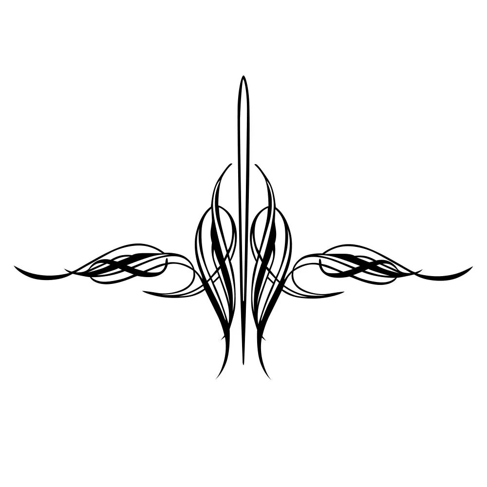 for Pinstripe decal vinyl stickers motorcycle car truck tank fender intricate