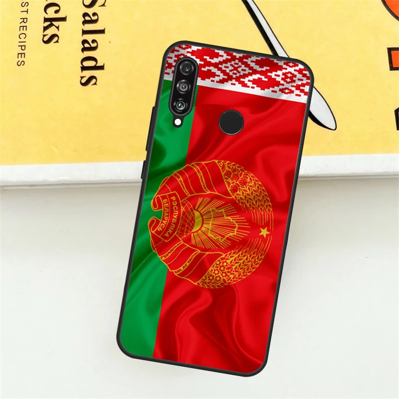 Belarus Flag Coat of Arms For Huawei Nova 3i 7i 8i 11i Y60 Y70 Y90 Y61 Y91 Nova 11 9 10 SE P30 Pro P20 P40 Lite Case