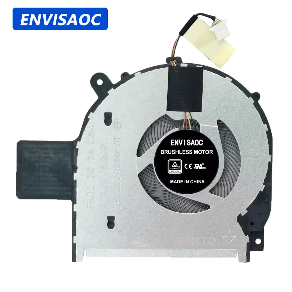 Ventilador de Refrigeración para CPU y GPU de Portátil HP Pavilion X360 15-CR TPN-W132 15-CR0010NR 15-CR0053WM, Disipador de Calor, L20819-001 L20818-001