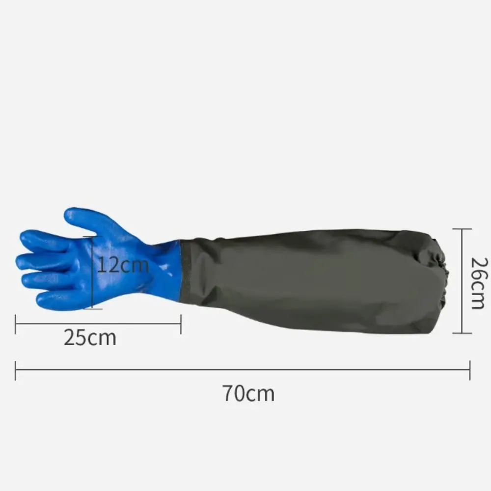 Pond Gloves, Long Arm Waterproof Gloves,Long Rubber Gloves for Men and