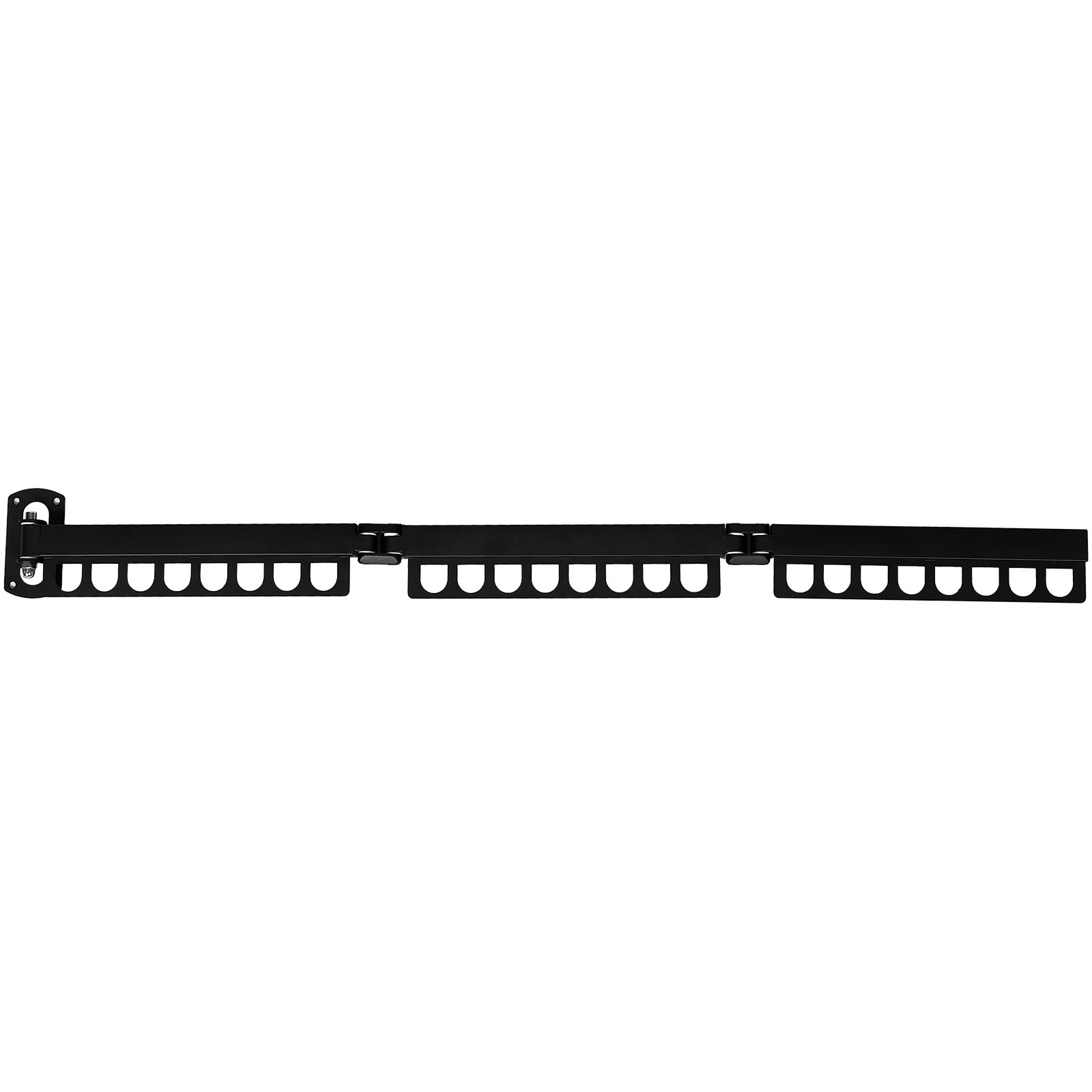 

Wall Mounted Folding Clothes Black High Capacity Spiral Clothing Closet Hanging Laundry Windproof Drying Rack Over Door