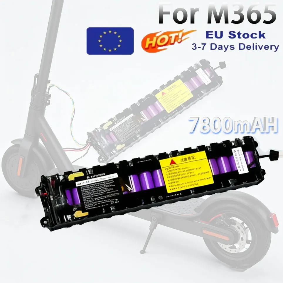 10S3P 36V 7.8Ah M356 batterie de scooter électrique m365 batterie 18650 batterie avec Communication Bluetooth étanche