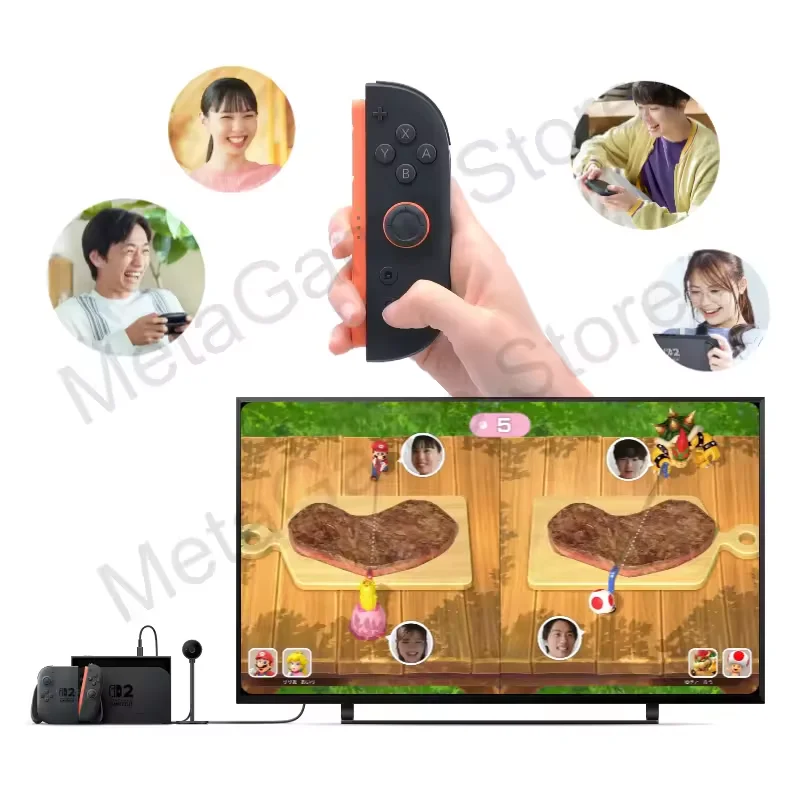 نينتندو سويتش 2 وحدة تحكم ألعاب NS2 وحدة تحكم ألعاب محمولة 7.9 بوصة LCD 1080P تصميم مغناطيسي