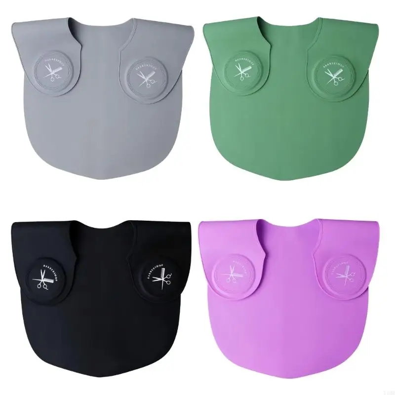 

Practical Silicone Haircut Cape Long Length for Full Coverage Cutting Apron Suitable for Adults and Kids Hair T4MB