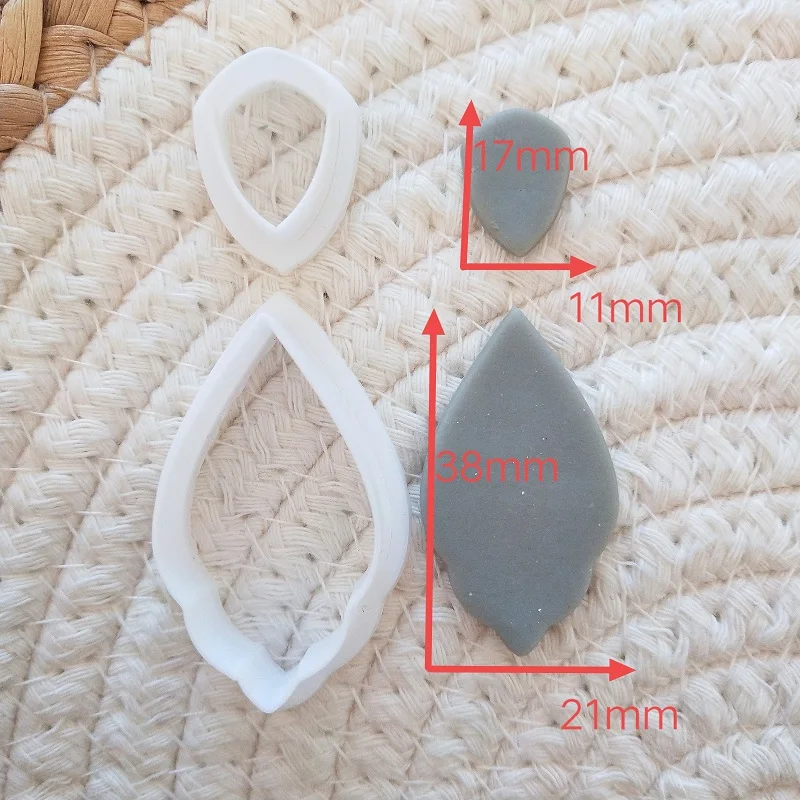 New Earrings Polymer Clay Molds Snake/Cat/Butterfly/Fox Soft Pottery Clay Cutters DIY Earring Jewelry Pendant Making Clay Tools