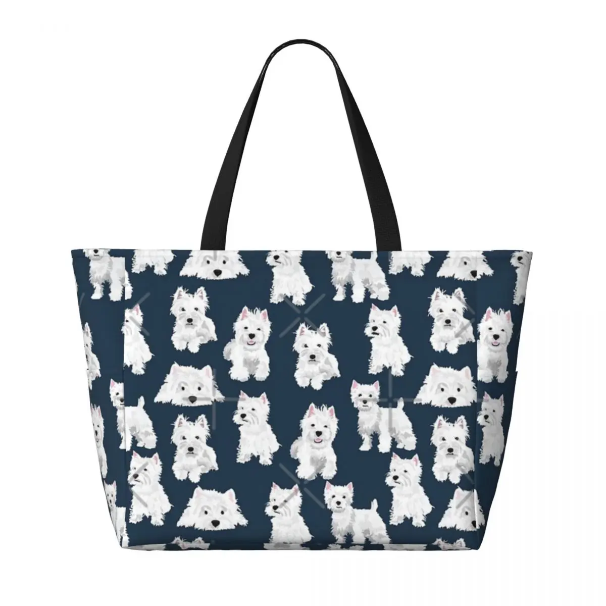 Westie-Sac de voyage de plage, sac fourre-tout à motif multi-style, carillon pratique, cadeau d'anniversaire