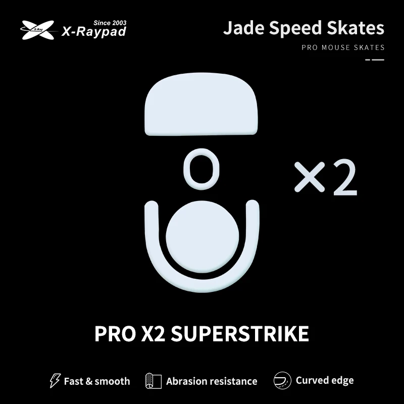X-Raypad Jade Speed Mouse Skates For Logitech G PRO X SUPERLIGHT 2/ X2 SUPERSTRIKE
