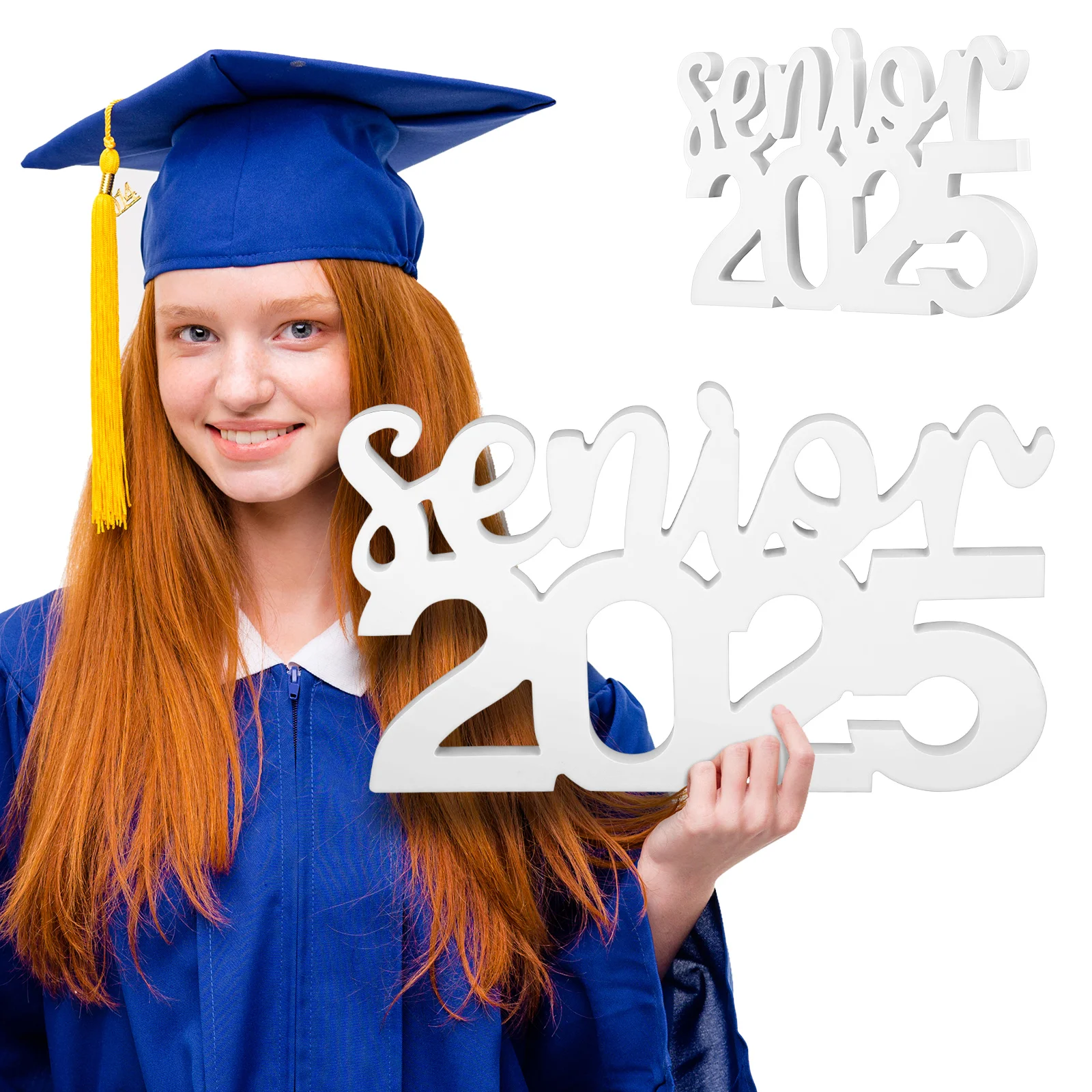 

Graduation Photo Props Versatile Decorations Party Supplies Blank Surface Lightweight Design Photoshoot Accessories