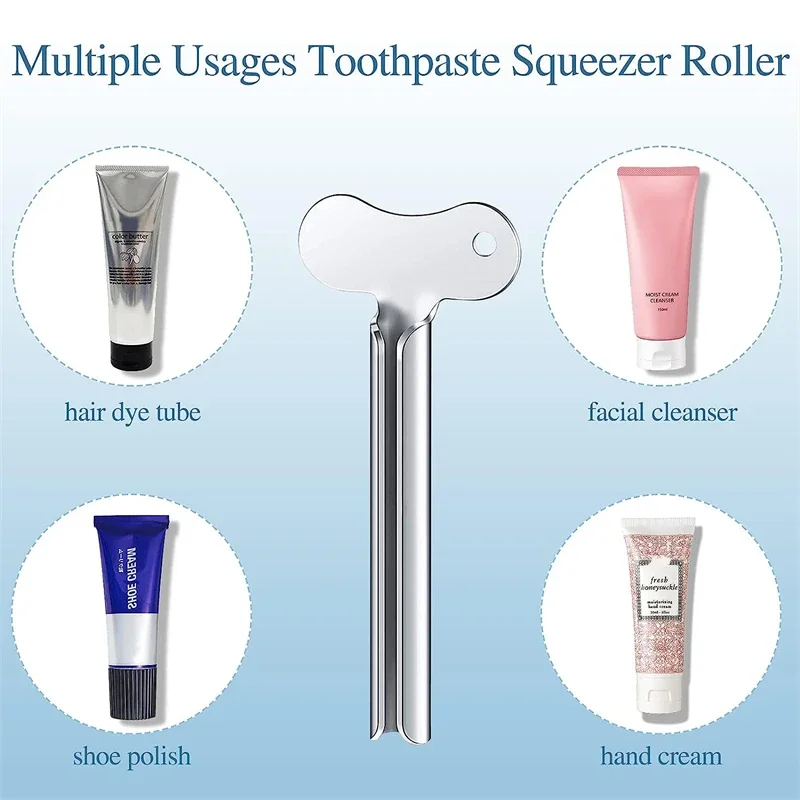 30Pcs Metal Toothpaste Squeezer Universal Stainless Steel Tube Roller Squeezer Key Roller for Toothpaste Hair Gel Hand Cream