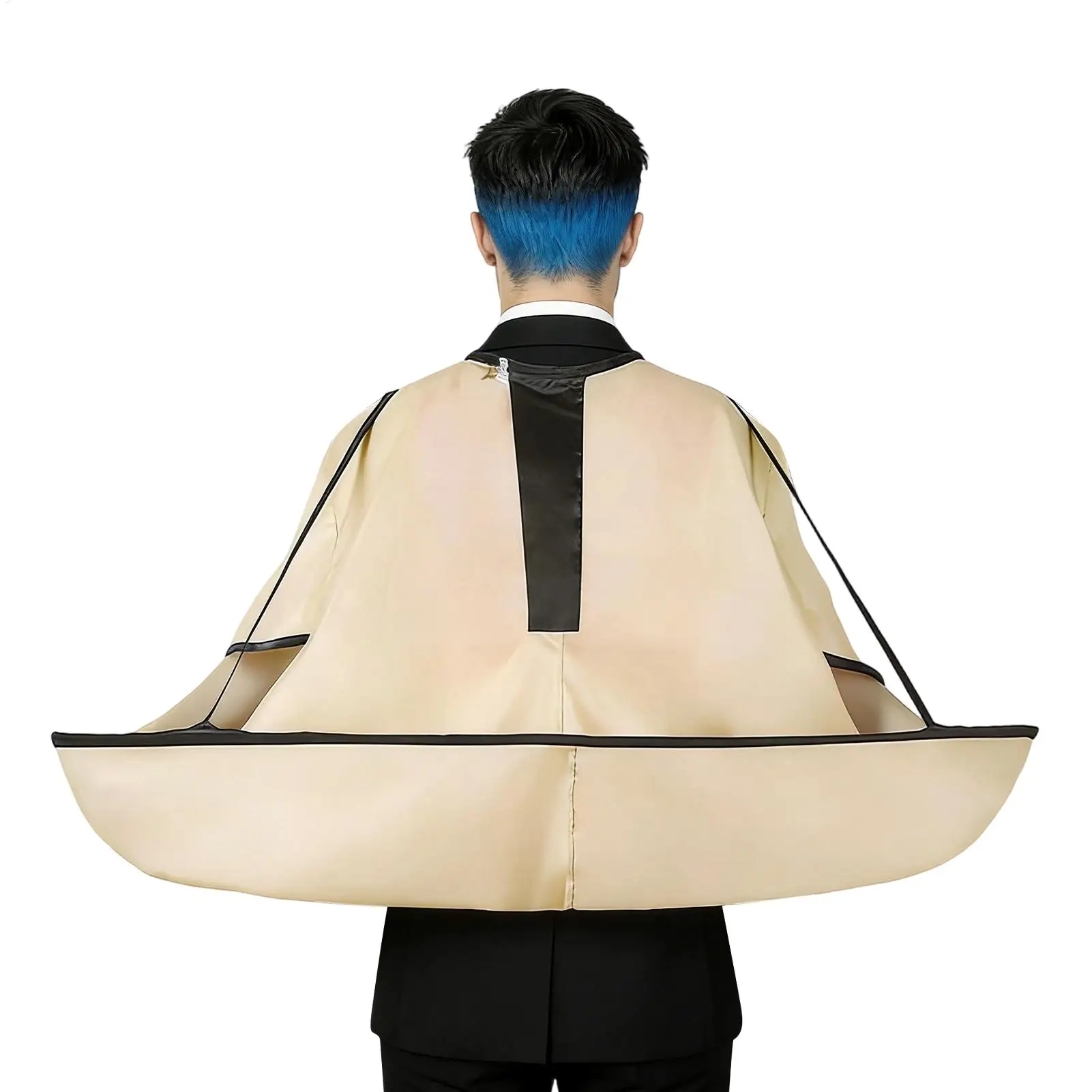 Hair Cutting Cloak Reusable Folding Breathable Barber Cape Umbrella for Salon Hairdresser Men Women Boys Girls Youth Teens