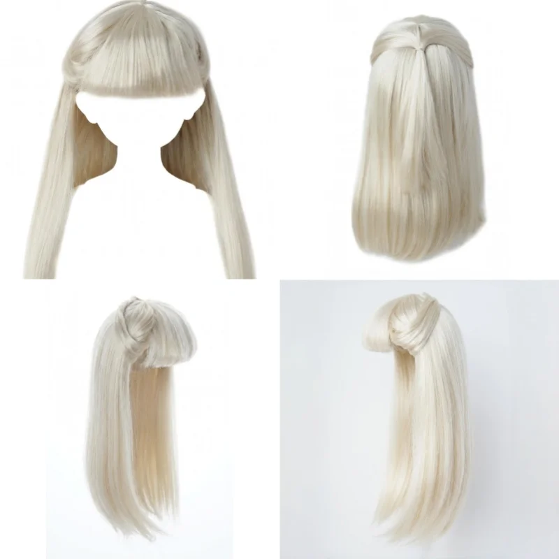 

JD088 Synthetic Mohair BJD Wigs Long Back Tied Full Bangs for OB11 YOSD MSD SD DOD Dolls 1/12 1/8 1/6 1/4 1/3 Scale