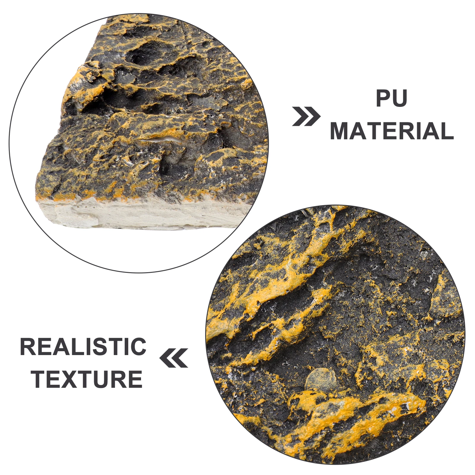

3D Realistic Rock Background Board For Reptile Tank Fish Aquarium Terrarium Decor Cork Snake Habitat Lightweight Wall Landscape