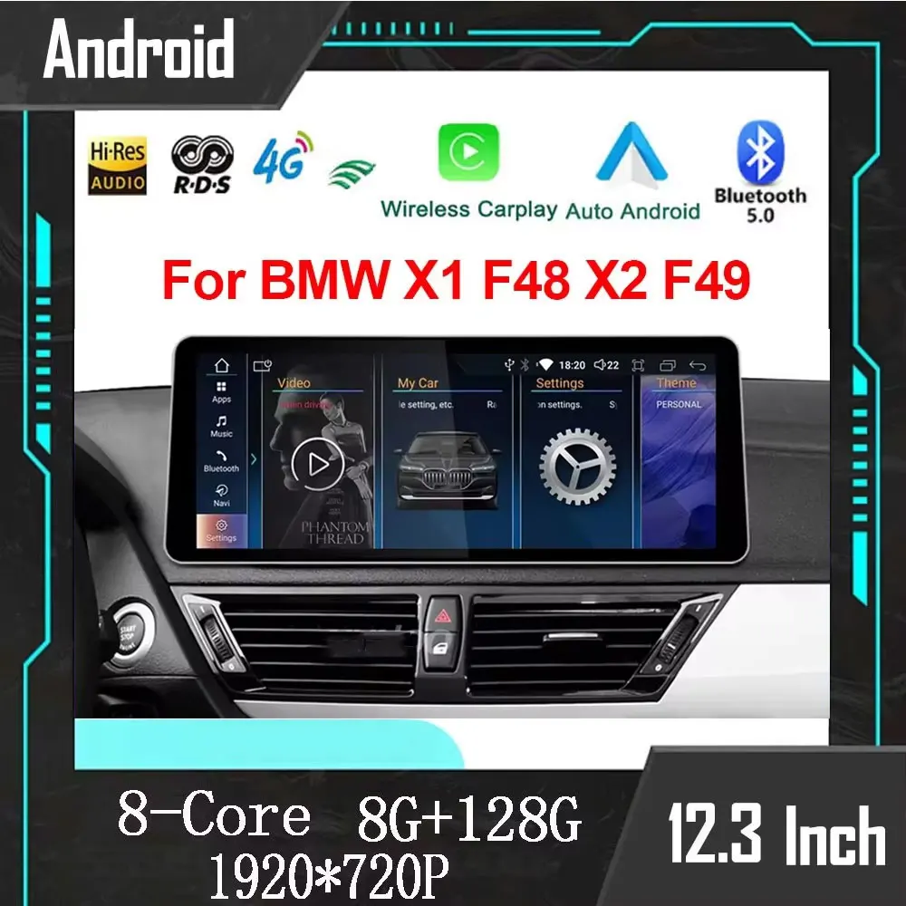 مُقيّم شامل لوحدة الوسائط المتعددة Android Auto لسيارة BMW X1 2018 مع نظام Evo – تجربة مُحسّنة وتكامل مثالي مع iDrive