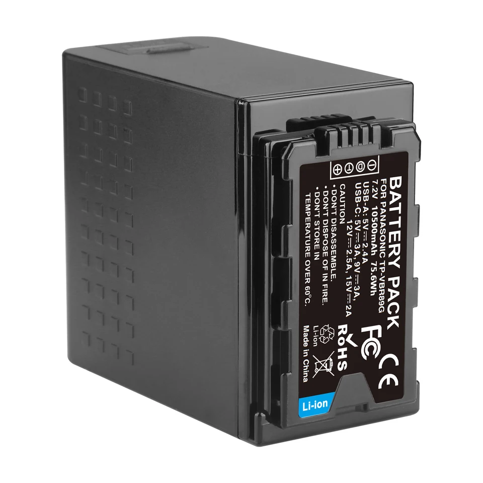 パナソニック互換 10500mAh カメラ用充電式バッテリー