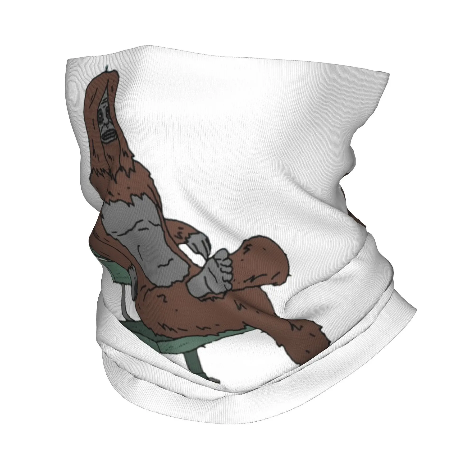 

Chillin Sassy the Sasquatch Bandana Neck Gaiter Printed Mask Scarf Warm Headwear Riding Unisex Adult Washable