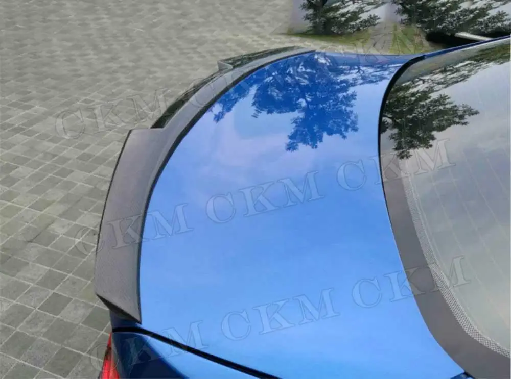 

Rear Trunk Boot Lip Spoiler for BMW 3 Series E90 Sedan 2006-2011 Carbon fiber Gloss Black Rear Trunk Spoiler Wing Lip Body Kits