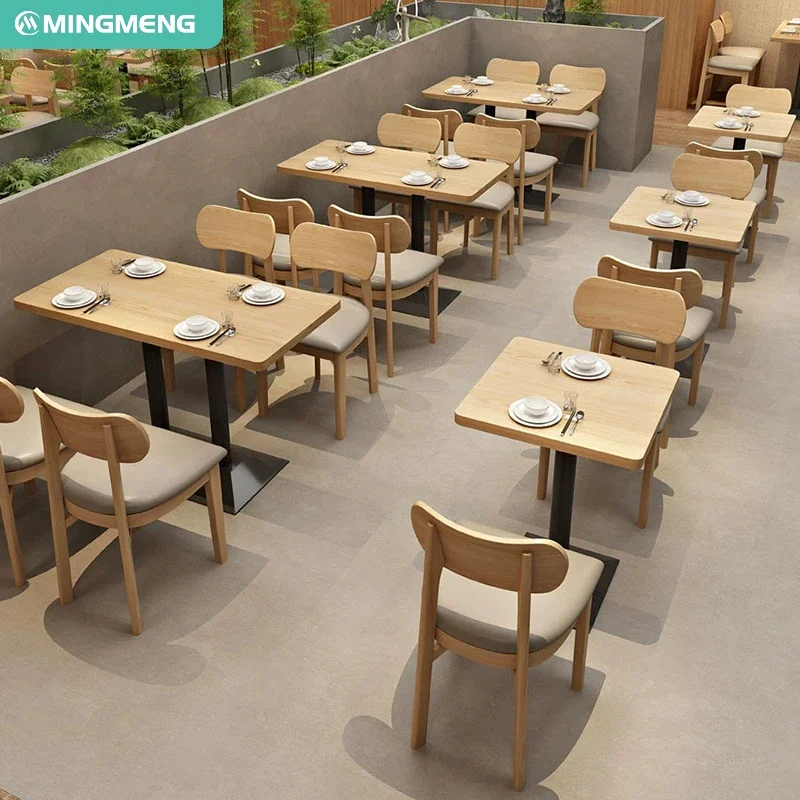 

Commercial Restaurant Furniture Dining Tables And Chairs Set For Hotel Cafes Restaurants