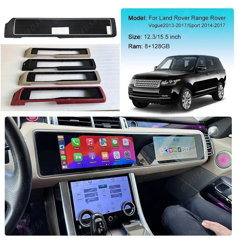For Land Rover Range Rover Sport L494 2013-2019 Car Radio Multimedia Player GPS Navigation DSP Carplay Android 13 Touch Screen
