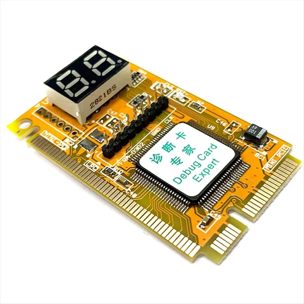 ABIU Debug Card Expert Mini PCI PCI-E LPC PC Diagnostic Card USB Post Card Motherboard Analyzer Tester