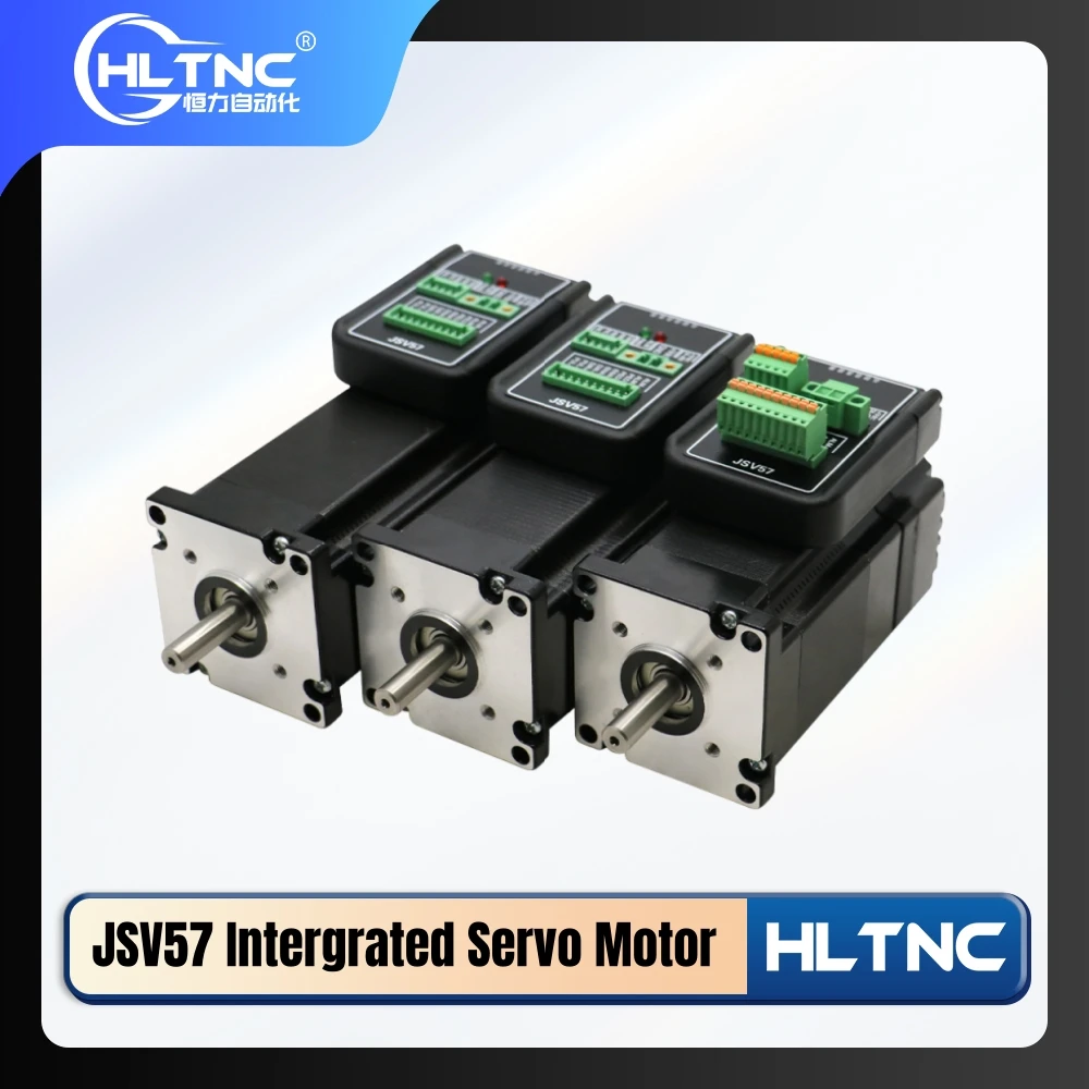 

JSV57 DC Integrated Micro Servo Motor 90w 140w 180w 36VDC Nema23 57mm Flange All-in-one Motor & Driver & Encoder 3Phase 3000RPM