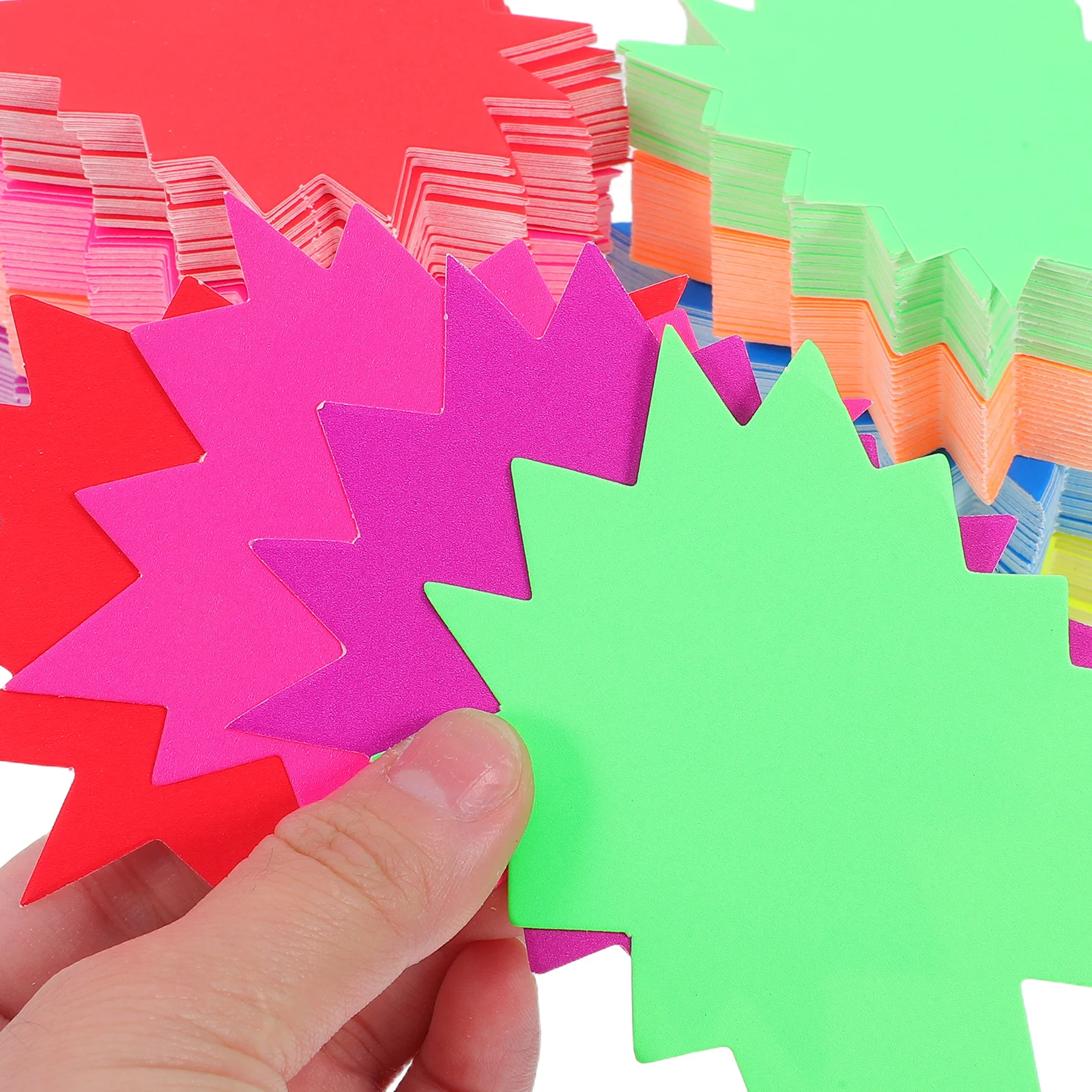 80 قطعة علامات أسعار الانفجار الفلورسنت انفجار تصميم لافتة للنظر بيع تسميات لمتجر البيع بالتجزئة سوبر ماركت مول استخدام انفجار النجوم #3