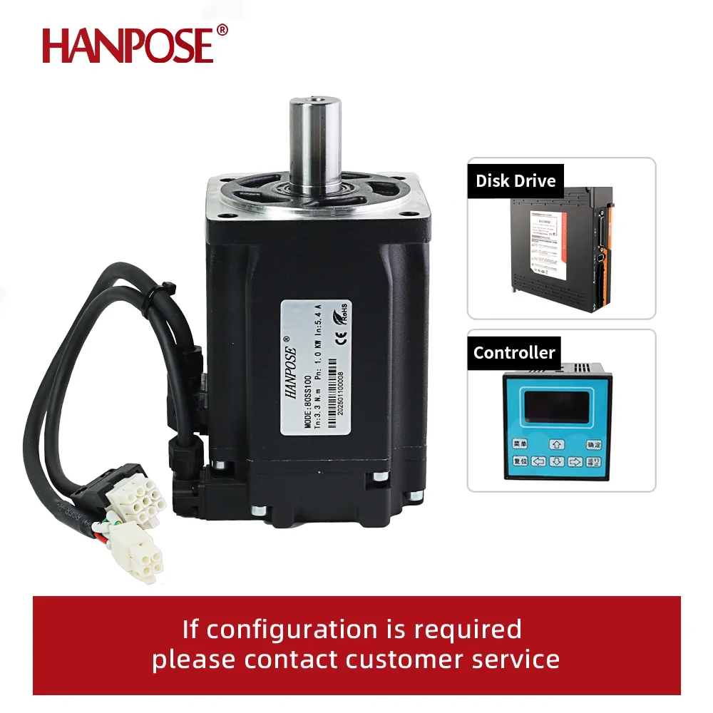 750W AC Servo Motor Kit 80SS75 5.0A 2.39N.m And ASD275 Servo Drive AC200-240V+3M Encoder Cable For Medical Machinery Accessories