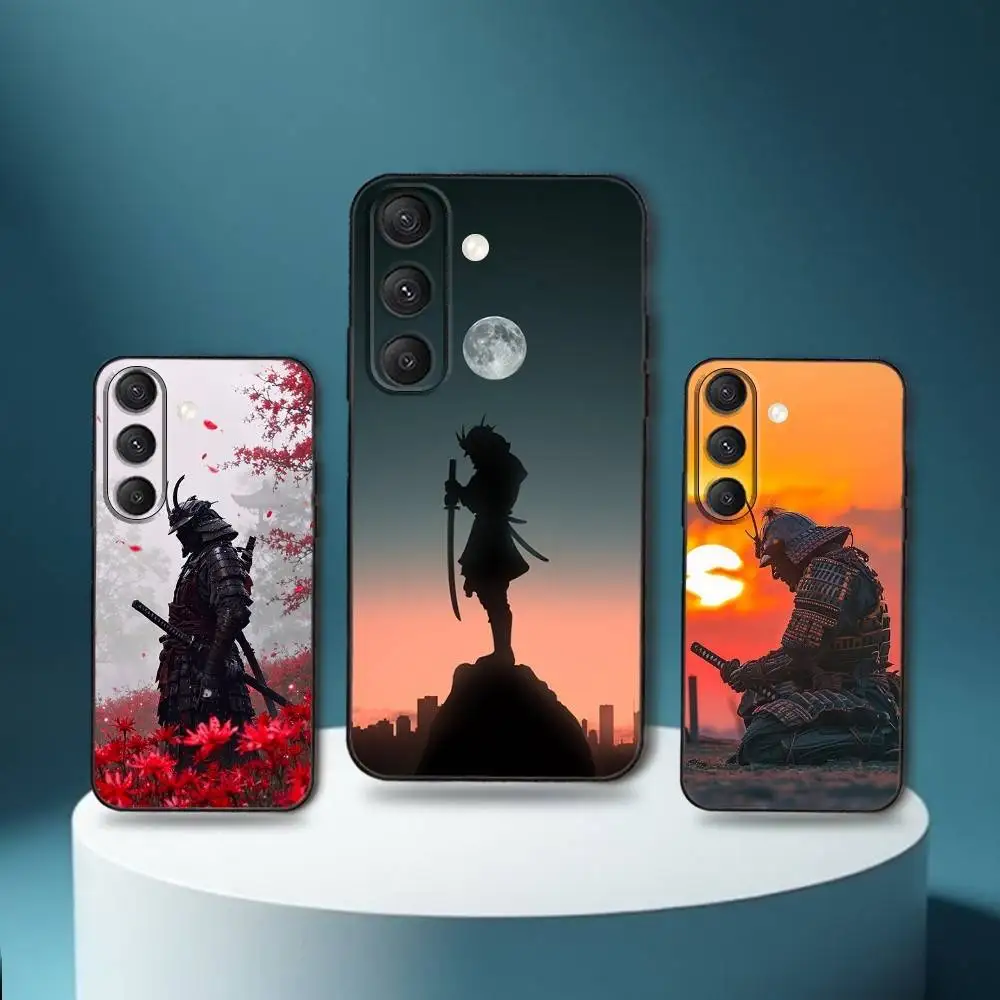 

Japanese Bushido Samurai Phone Case For Samsung S25,S24,S23,S22,S21,S20,S10,Ultra,Plus,Lite,FE,Soft Silicone Black Cover
