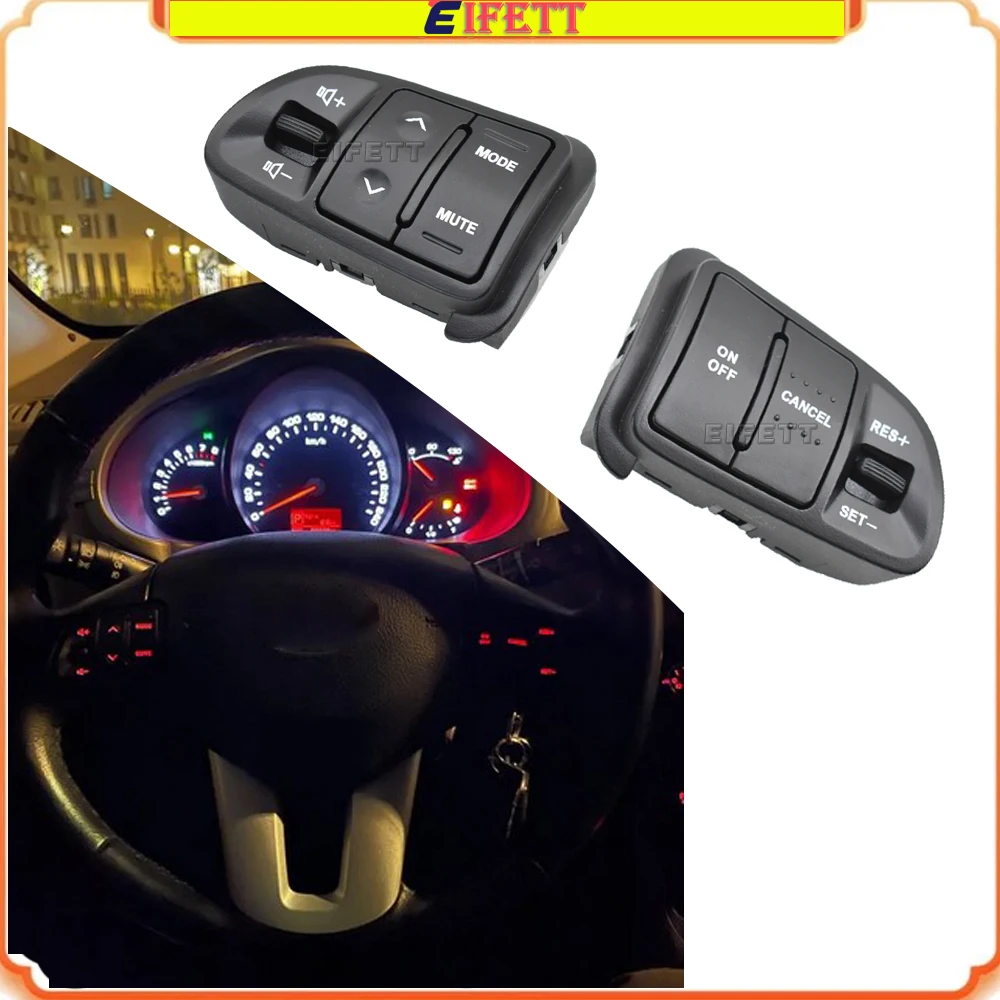Cruise Control For KIA Sportager 2011 2012 2013 2014 2016 Steering Wheel Button Control Audio Buttons Volume Switch With Wire