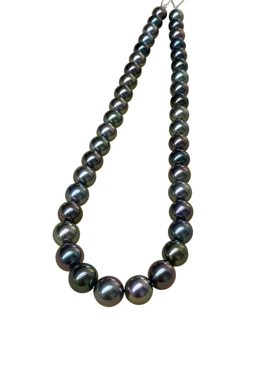 MADALENA SARARA Saltwater Tahiti Pearl Beaded Women Necklace Classic Style Original 8mm-11mm