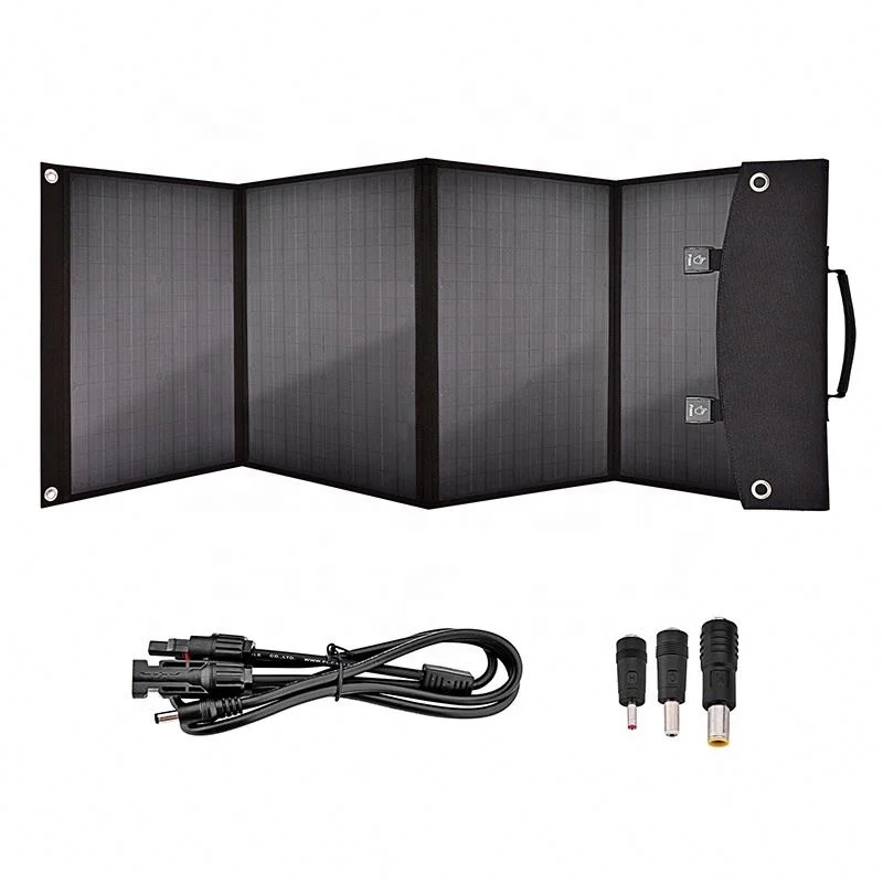 

100w 18V Solar Panel Kit Portable Foldable Solar Charger for Camping Van RV 200W Panel Kit with Power Controller