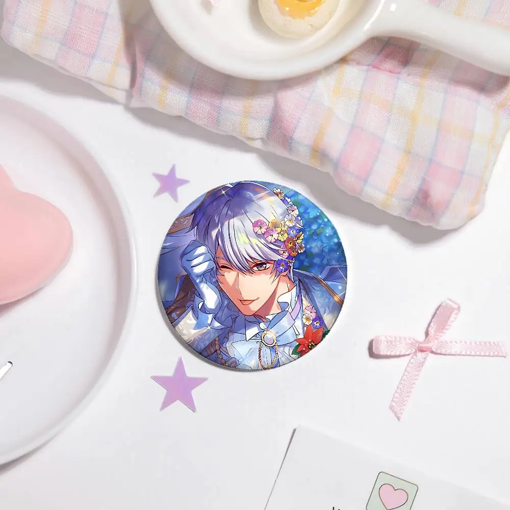 الكرتون أنيمي O-Obey لي سليمان للملابس أنيمي المينا دبوس أشياء لطيف الكرتون تأثيري شارات على ظهره بروش الفن الهدايا