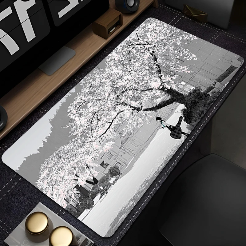 

Mouse Pad Cherry Blossom Multi Size Gamer Keyboard Pad Desk Mats Extended Mausepad Office PC Gaming Accessories Mousepad