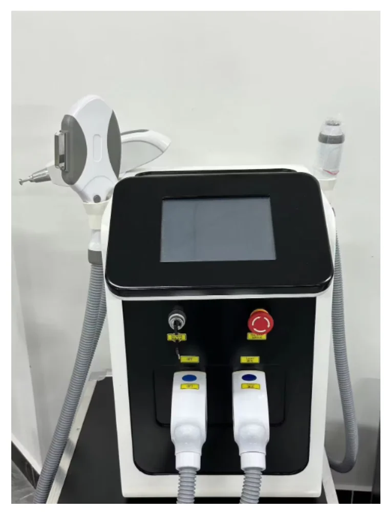 Ipl opt 3 em 1 depilação permanente e-light depilador nd yag laser remoção de tatuagem rf remoção de rugas clareamento elevador facial