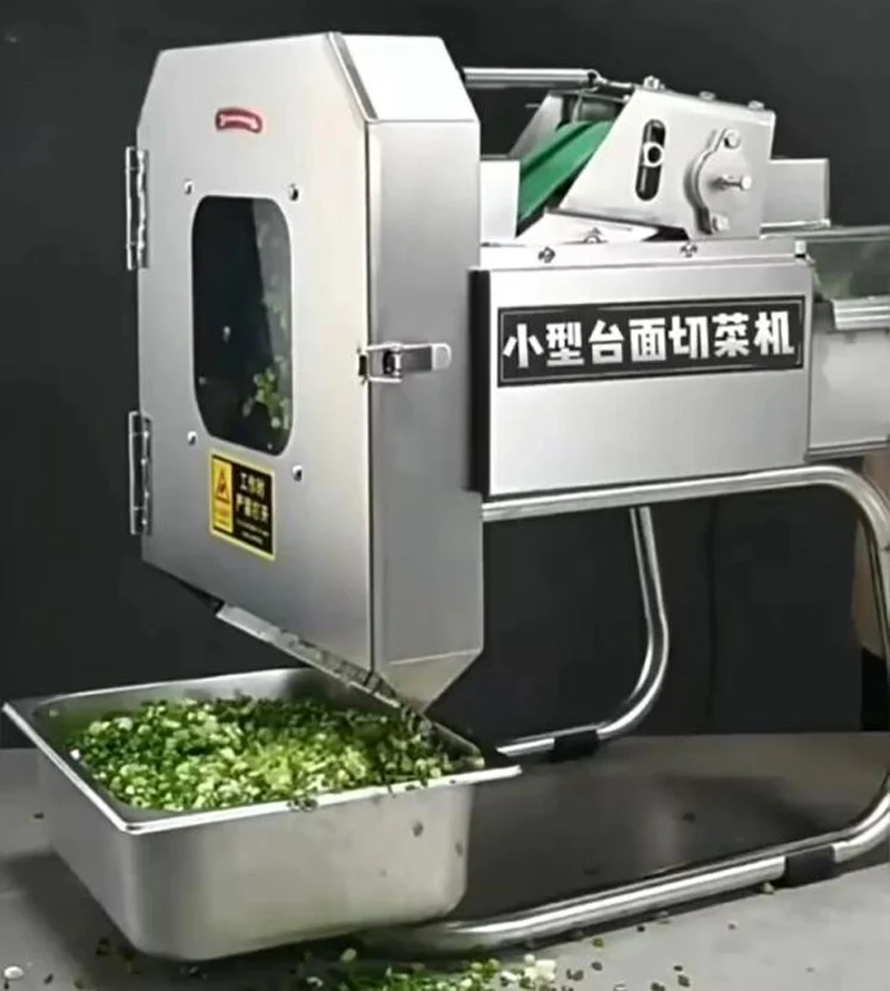 

Commercial Vegetable Cutting Machine Restaurant Kitchen Electric Carrot Eggplant Scallion Celery Slicing Machine