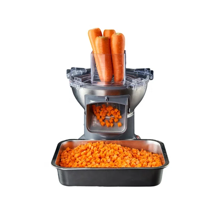 Multi Functional Adjustable Thickness Stainless Steel Industrial Motor Lettuce Cabbage Onion Green Melon Fruit Shredding Dicing