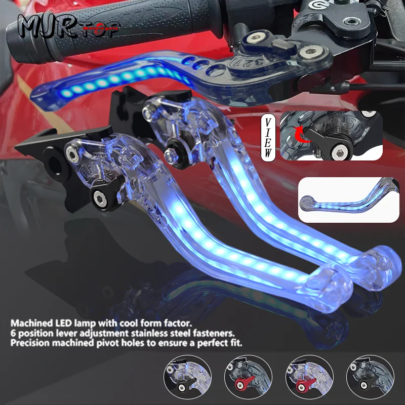NEW Brake Clutch For F900R F900XR F750GS F850GS 2019-2025 Motorcycle Always-on Turn Signal Light Brake Clutch levers Handle