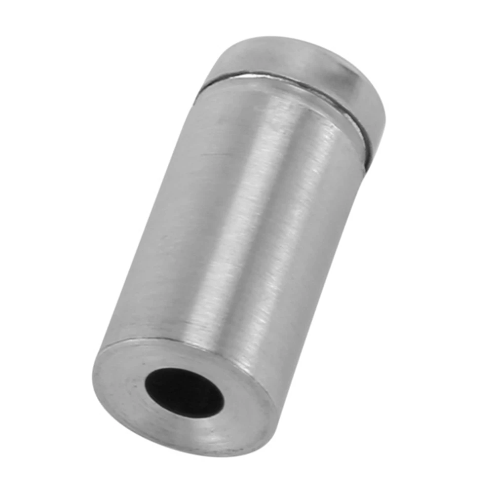 100 แพ็คป้าย Standoff สกรูโฆษณาสกรูสแตนเลสสตีล Standoff Mounts แก้วอะคริลิคเล็บ (1/2x1 นิ้ว)