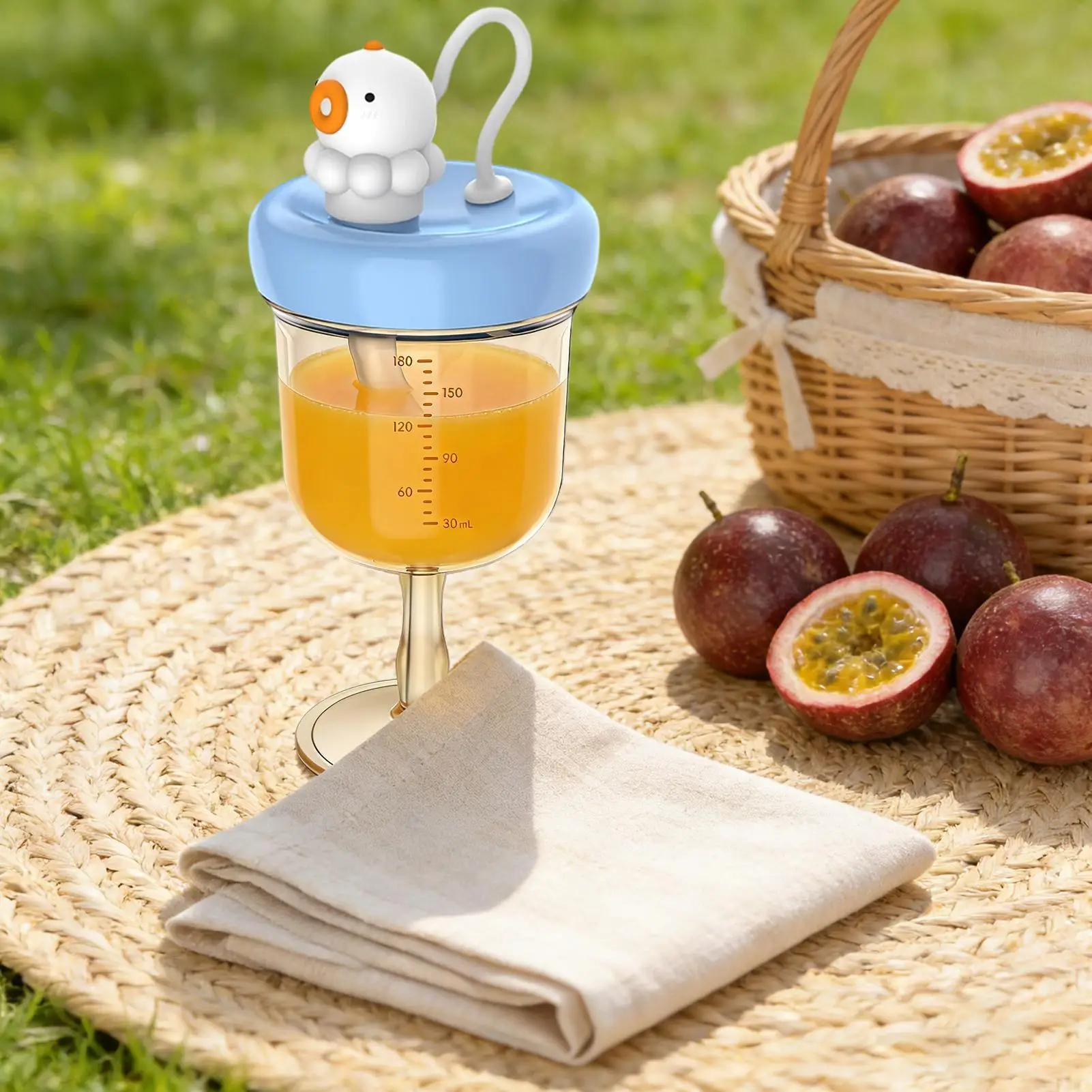 ワインシッピーカップ-子供用-かわいいこぼれ防止ポータブルキッズゴブレットカップ-12ヶ月以上の年齢向け-家庭用-日常旅行-アウトドアキャンプ用