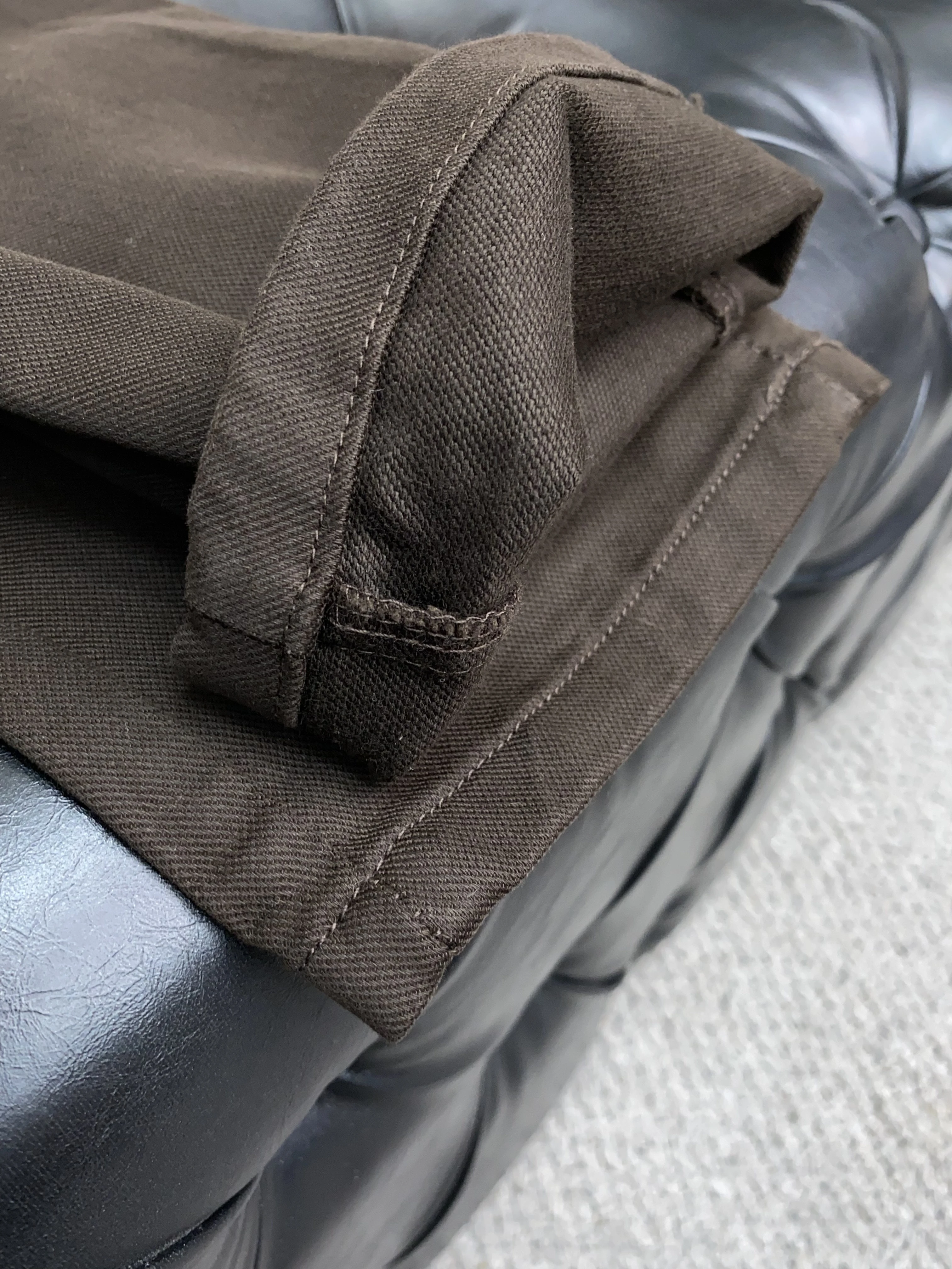 Italienische LP 25SS Windhose aus reiner Baumwolle, gerade, lässige Jeans