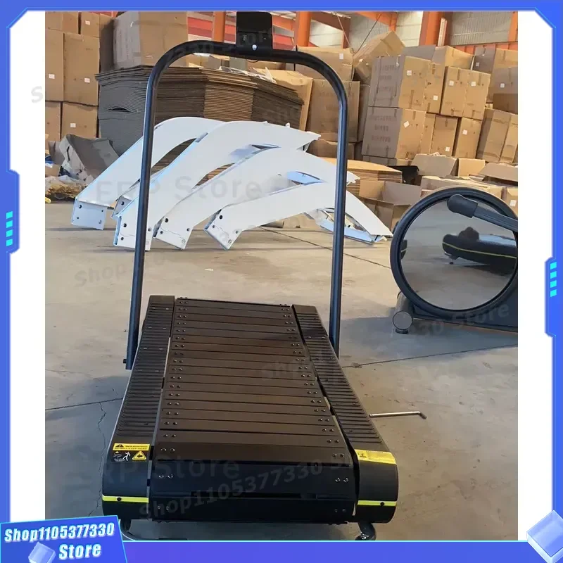 Foldable Manual Treadmill Self Generating Power Household Fitness Equipment Walking Running Machine Home Gym Workout Gear