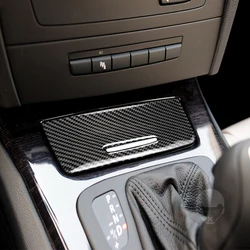 Carbon Fiber Console Ashtray Storage Trim Cover Fits For BMW M3 E90 E92 E93 2005-2012 Cars Ashtray Storage Trim