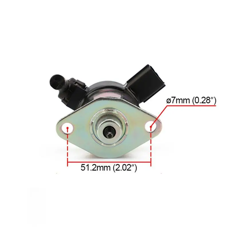 AT63 3X 1C01060017 Fuel Shut Off Solenoid 12V for Kubota Engine V3300 V3600 V2203 V1505 1C01060015
