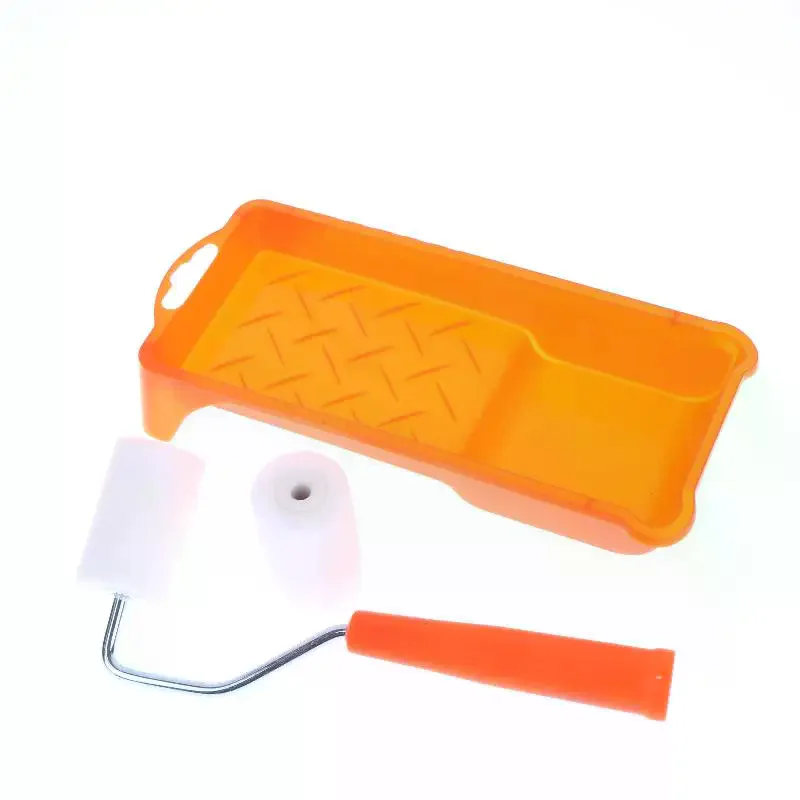 6Pcs High-Density Foam Paint Roller Paint Tray Liner Decor Tools 2 Inches Small Paint Roller Kit Home Painting Supplies Hardware view 4