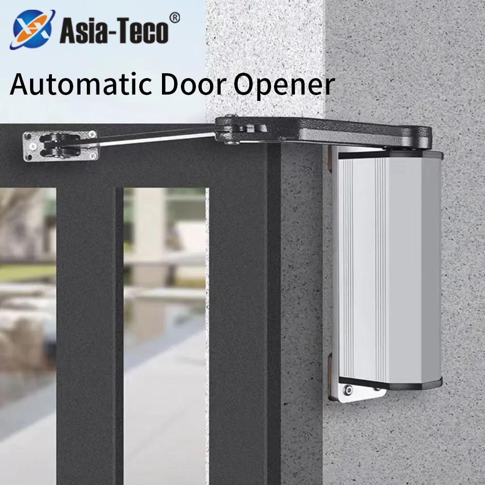 

AC100-240V Automatic Gate Door Opener Side Mounted Rainproof Metal 90 Degree Electric Swing Door Operator Pull Arm Opener