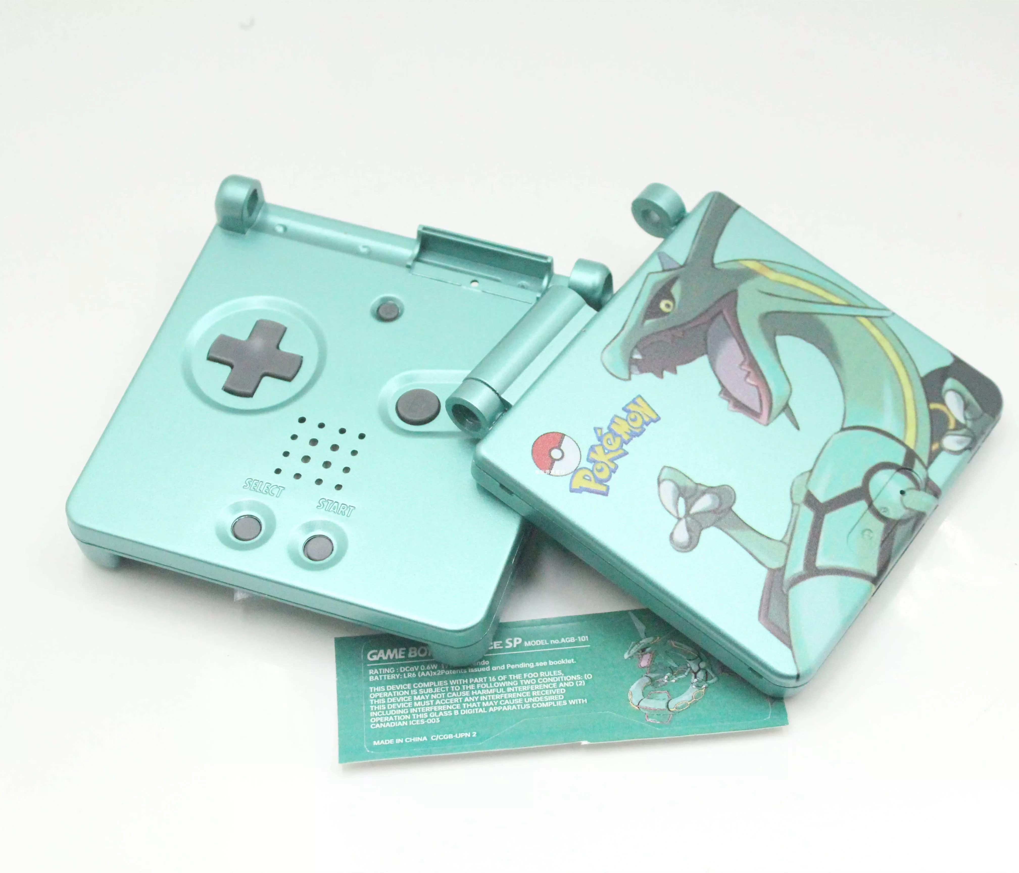 Gba Sp Verpackungs- und Gehäuseset Gengar Limited Edition, kompatibel mit Ips Screen Limited Edition, selbstgemachte Spielzeuggeschenke