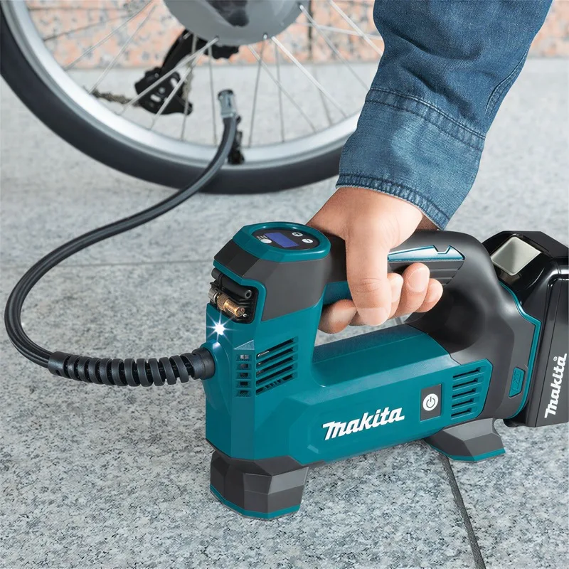 Original Makita DMP180 18V Cordless Inflator 121 PSI Digital Pressure Gauge Auto-Off for Car Bike Sports Balls