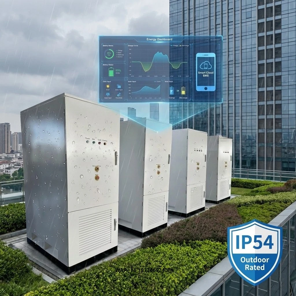 All in One off Grid Energy Storage System Container 261kWh Liquid Cooled LiFePO4 Battery Integrated PCS for Solar Farm