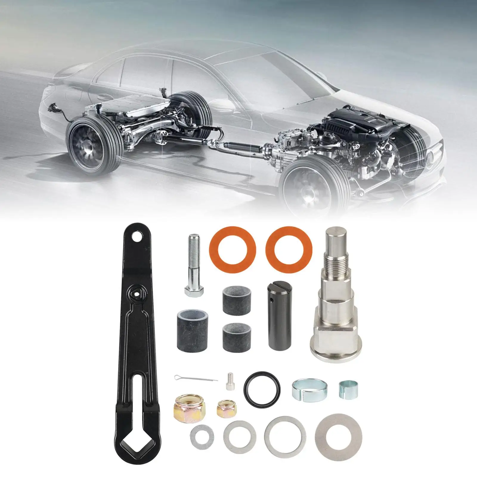 Upper Gimbal Steering Arm Shaft Pin Set 866322A01 Control Arms 866718A01 Components Assembly Easy Installation Practical Sturdy